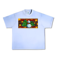 Grape Ice christmas tree with snowman Urban Heavy Tee - AdoDesignShop