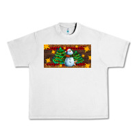 Lunar Rock christmas tree with snowman Urban Heavy Tee - AdoDesignShop