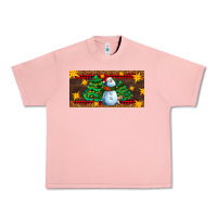 Salmon christmas tree with snowman Urban Heavy Tee - AdoDesignShop