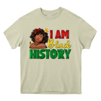 Mossy i am black history with afro black girl Heavy Core Tee - texasbilliewilder
