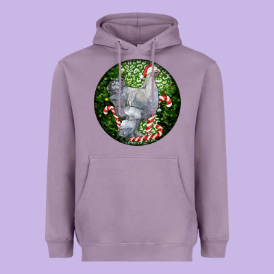 Brahma Chicken Christmas Heavyweight Hoodie Designed By Lillyallendesigns