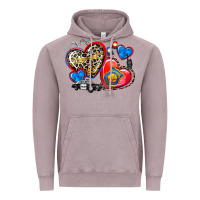 Vintage Zinc western leopard  police   hearts Vintage Hoodie - AdoDesignShop