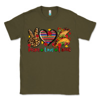 Army Green peace love tacos Classic Tee - AdoDesignShop