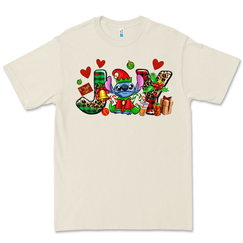 Joy With Christmas Elf Stitch Premium Tee by AdoDesignShop | Teevron