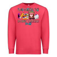 Cardinal 100 days of doing teacher stuff Premium Sweatshirt - Artiststas