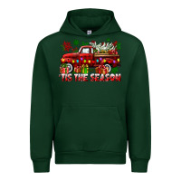 Forest Green tis the season christmas truck Urban Hoodie - CowGirlArtShop