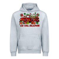 Heather Grey tis the season christmas truck Urban Hoodie - CowGirlArtShop