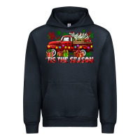 Navy tis the season christmas truck Urban Hoodie - CowGirlArtShop