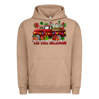 Pigment Burro tis the season christmas truck Urban Hoodie - CowGirlArtShop