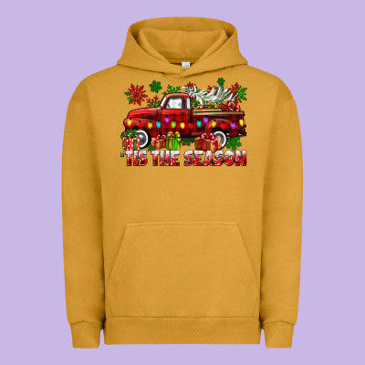 Tis The Season Christmas Truck Urban Hoodie Designed By Cowgirlartshop