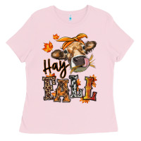 Hay Fall Heifer Ladies Tee | Teevron