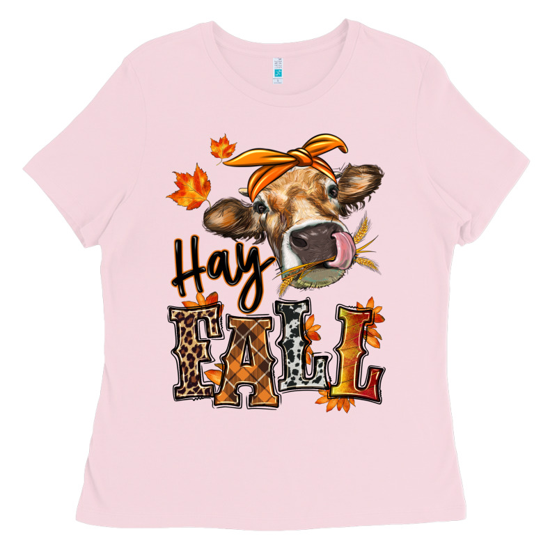 Hay Fall Heifer Ladies Tee by RanaPortraitStore | Teevron
