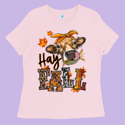 Ladies Tee Hay Fall heifer