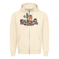 Sandshell she will not fail psalm christian cross pray Zipper Hoodie - NancyCooperArtShop