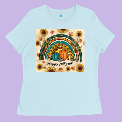 Ladies Tee Happy Fall y'all