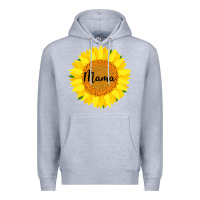 Heather Grey Sunflower Mama Premium Hoodie - Bettercallsaul