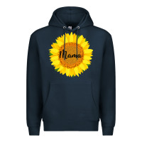 Navy Sunflower Mama Premium Hoodie - Bettercallsaul