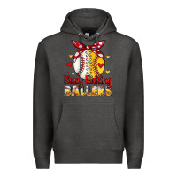 Charcoal Heather busy raising ballers Premium Hoodie - JahusDesignShop