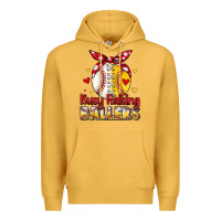 Mustard busy raising ballers Premium Hoodie - JahusDesignShop