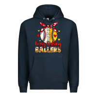Navy busy raising ballers Premium Hoodie - JahusDesignShop