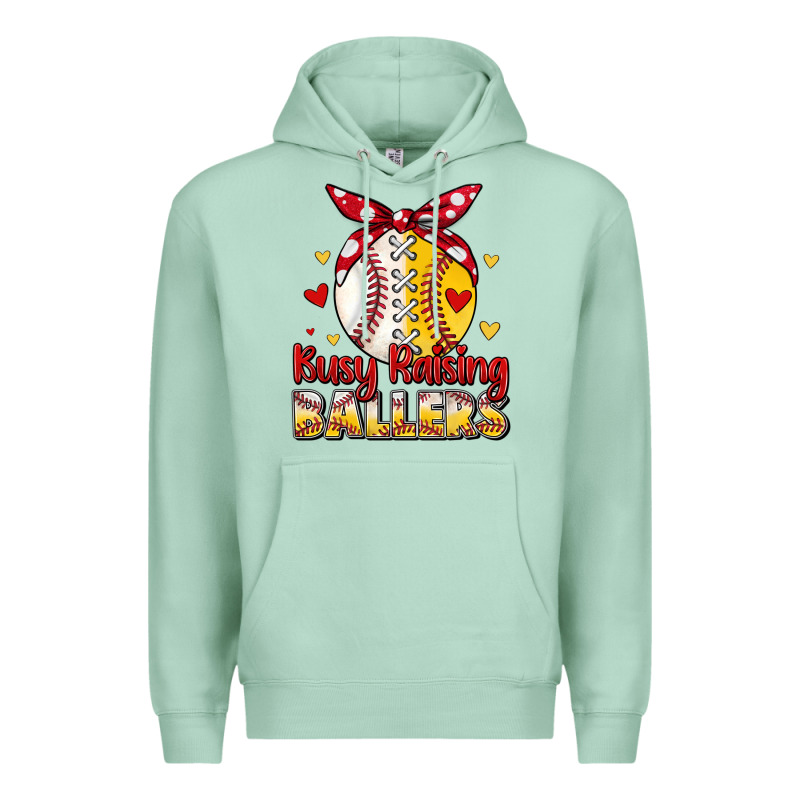 Busy Raising Ballers Premium Hoodie by JahusDesignShop | Teevron