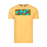 Vintage Mustard skeleton coffee and coffee plants 11 oz Vintage Tee - Artiststas