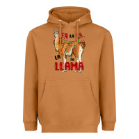 Meerkat christmas llama Heavyweight Hoodie - LillyAllenDesigns