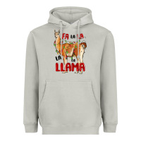 Moon Dust christmas llama Heavyweight Hoodie - LillyAllenDesigns