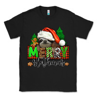 Black merry slothmas Classic Tee - Jasminsmagicworld