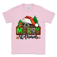 Bubblegum Pink merry slothmas Classic Tee - Jasminsmagicworld