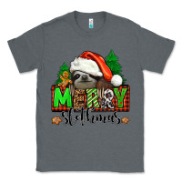 Charcoal Heather merry slothmas Classic Tee - Jasminsmagicworld