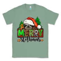 Sage merry slothmas Classic Tee - Jasminsmagicworld