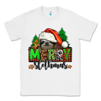 White merry slothmas Classic Tee - Jasminsmagicworld