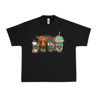 Black serape floral longhaired cow coffee cups Urban Heavy Tee - Jasminsmagicworld