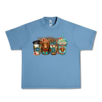Pebble Blue serape floral longhaired cow coffee cups Urban Heavy Tee - Jasminsmagicworld