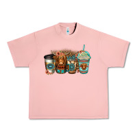 Salmon serape floral longhaired cow coffee cups Urban Heavy Tee - Jasminsmagicworld