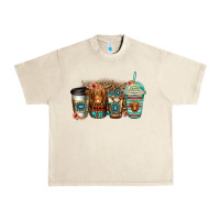 Sandshell serape floral longhaired cow coffee cups Urban Heavy Tee - Jasminsmagicworld