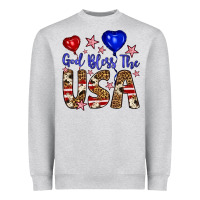 God Bless The Usa Heavyweight Sweatshirt | Teevron