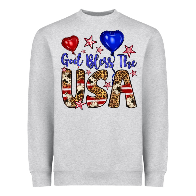 God Bless The Usa Heavyweight Sweatshirt by Artiststas | Teevron
