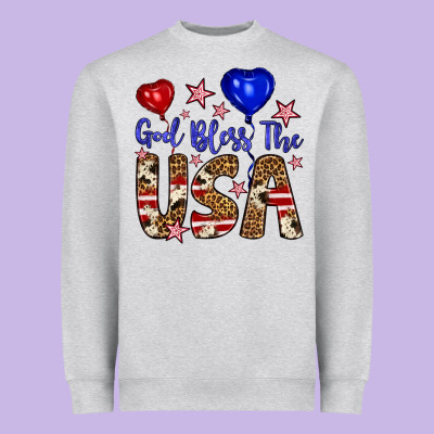 God Bless The Usa Heavyweight Sweatshirt Designed By Artiststas