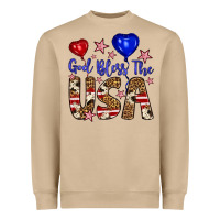 Mushroom god bless the usa Heavyweight Sweatshirt - Artiststas