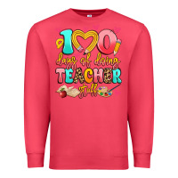 Cardinal 100 days of doing teacher stuff Premium Sweatshirt - Artiststas