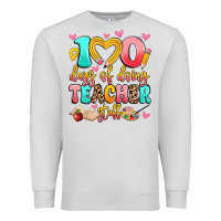 Dove Grey 100 days of doing teacher stuff Premium Sweatshirt - Artiststas