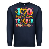 Navy 100 days of doing teacher stuff Premium Sweatshirt - Artiststas