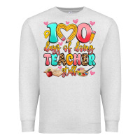 Oatmeal Heather 100 days of doing teacher stuff Premium Sweatshirt - Artiststas
