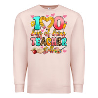 Pale Pink 100 days of doing teacher stuff Premium Sweatshirt - Artiststas