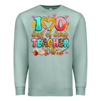 Seafoam 100 days of doing teacher stuff Premium Sweatshirt - Artiststas