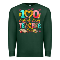 Sports Green 100 days of doing teacher stuff Premium Sweatshirt - Artiststas
