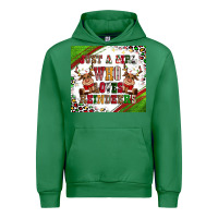 Emerald just a girl who loves reindeer Urban Hoodie - CowGirlArtShop