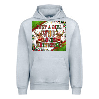 Heather Grey just a girl who loves reindeer Urban Hoodie - CowGirlArtShop